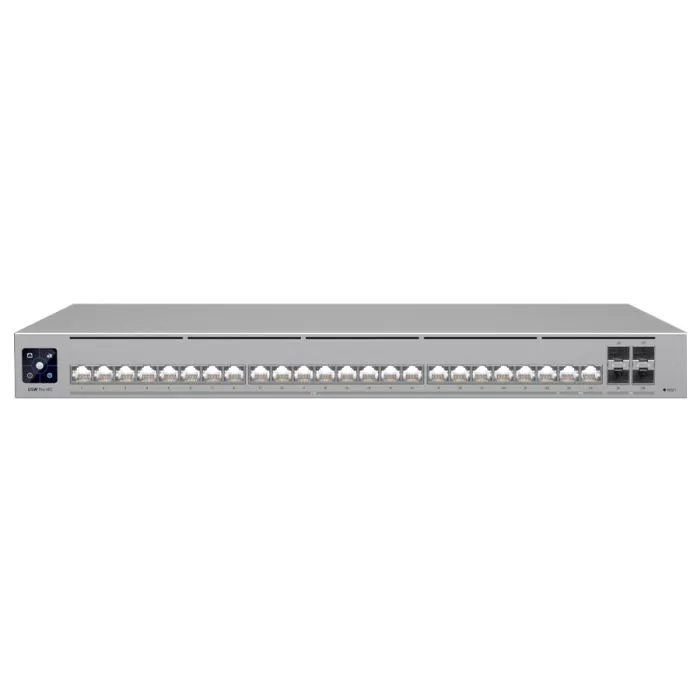 Ubiquiti UniFi 24 Port 2x 10Gbps 22x 2.5Gbps 4SFP+ Pro HD Switch | USW-Pro-HD-24