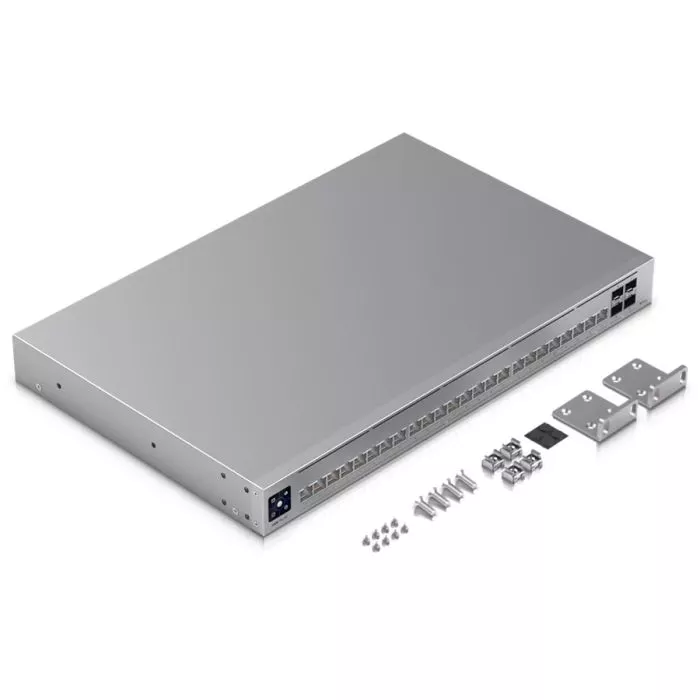 Ubiquiti UniFi 24 Port 2x 10Gbps 22x 2.5Gbps 4SFP+ Pro HD Switch | USW-Pro-HD-24