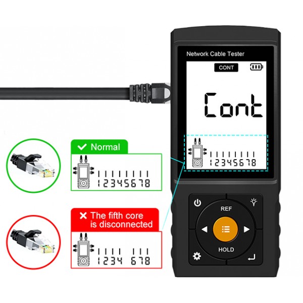 UltraLAN Multi-Function Fiber & Network Cable Tester (FIB-T-MPCT-OPM-VFL)