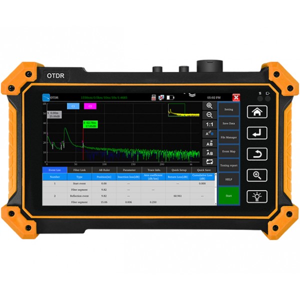 UltraLAN OTDR with VFL, OPM & Cable Tester (FIB-T-OTDR1315)
