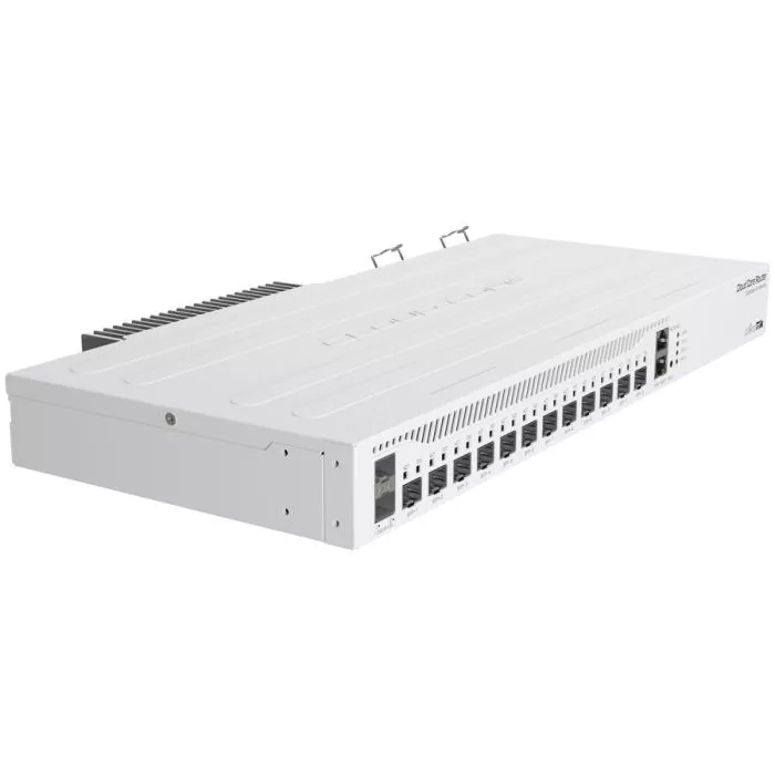 MikroTik Cloud Core 12 Port SFP+ 2 SFP28 4 Core Router | CCR2004-1G-12S+2XS
