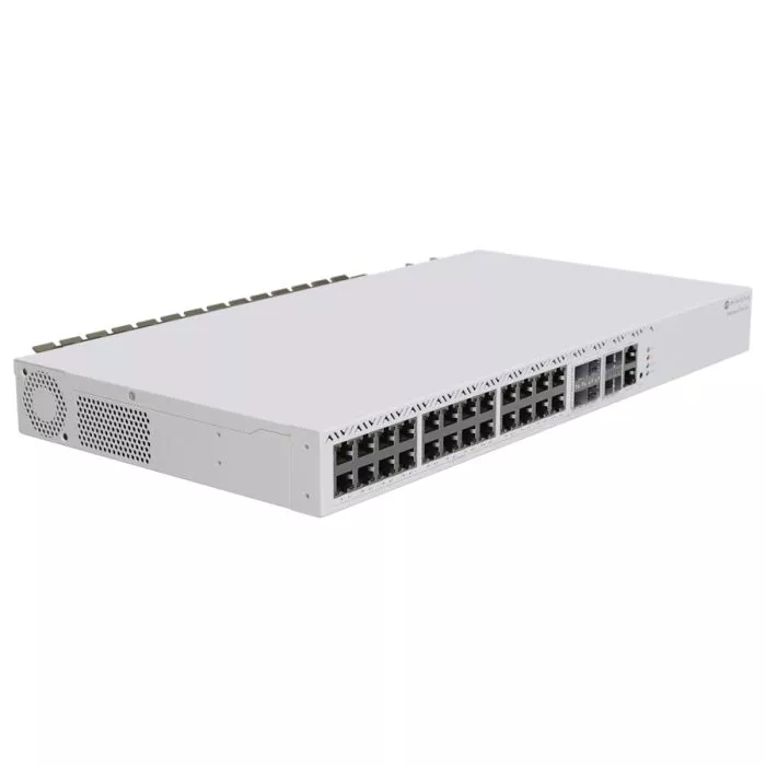 MikroTik Cloud Router Switch 24 Port 2.5Gbps 4SFP+ Combo Ports 2xQSFP+ | CRS326-4C+20G+2Q+RM