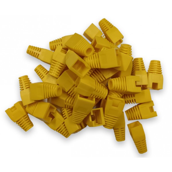 RJ45 Boot (Yellow) 50x Packet