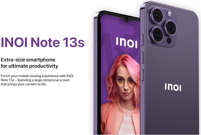 INOI Note 13s 256GB Storage and 8GB RAM Android Smart Phone | INN13S8256GBSG