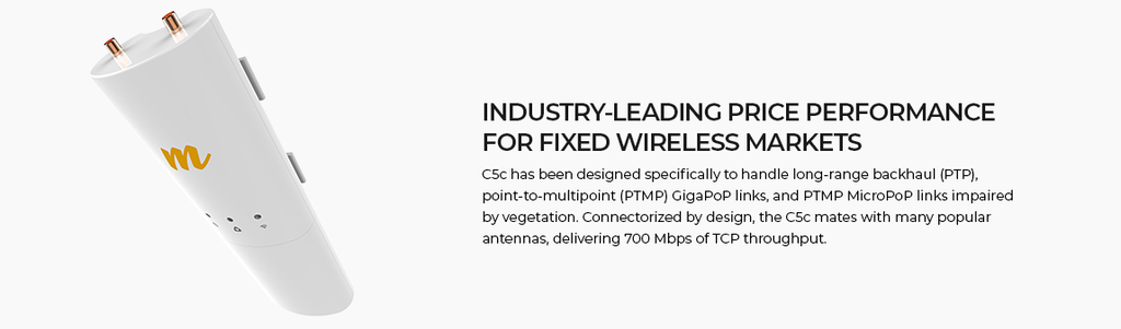 Mimosa C5C Connectorized PTP Backhaul | MIM-C5C