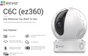 Ezviz C6CN Wireless PTZ Camera 720p | CS-CV246(B0-1C1WFR)