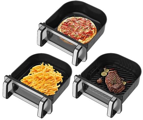 Air Fryer Dual Zone Digital Non-Stick Black 9.5L 2400W Duo | 973936
