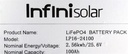 Solarix Infini solar 25.6V 100Ah Lifepo4 Single Battery | SOLLP1624100