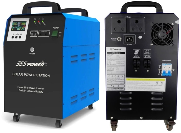 Solarix 365Power 1KVA Mobile Inverter and Lithium LiFePo4 | SOLSKUPS1000LI
