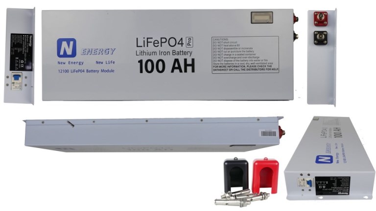 Solarix Nenergy 12V 100Ah LiFePo4 Single Battery Module | SOLNE12V100AH
