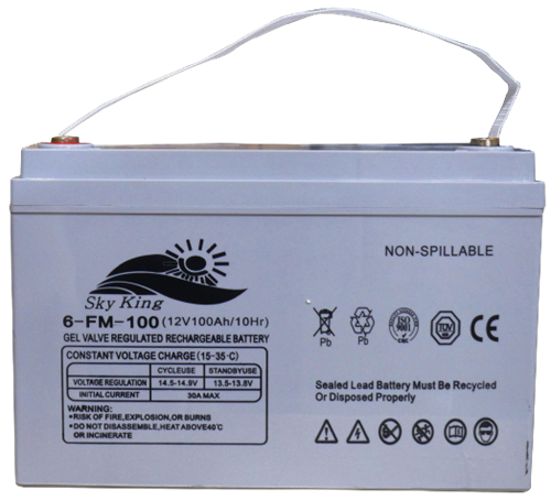 Solarix 12V 100AH Deep Cycle Gel Battery – Absorbent Glass | SOLSKG10012V