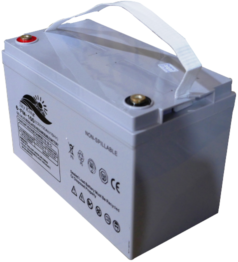 Solarix 12V 100AH Deep Cycle Gel Battery – Absorbent Glass | SOLSKG10012V
