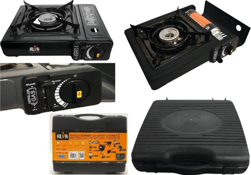 Alva Single Burner Canister Gas Stove | CCR101