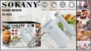 Sokany Electric Hand Mixer and Blender White | CSY-SK-6626WHT