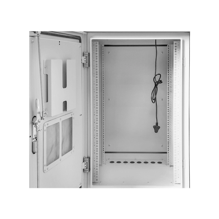 Scoop 18U 600mm Deep Outdoor Cabinet with 2 fans