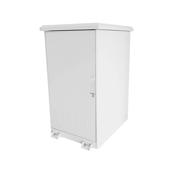 Scoop 18U 600mm Deep Outdoor Cabinet with 2 fans