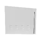 Scoop 6U 450mm Deep Outdoor Cabinet with 2 fans