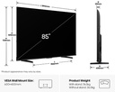 Hisense 85-inch QLED Q6Q Series Smart LED TV