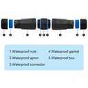 Weatherproof Shielded RJ45 Female-Female Coupler