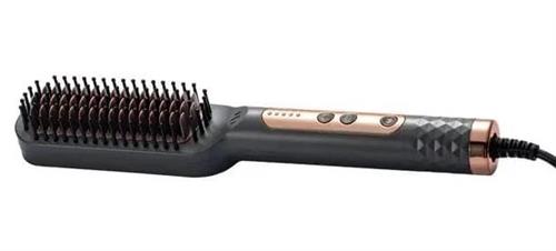 Sokany Hair Straightener Brush Grey and Rose Gold | SK-15008GRG