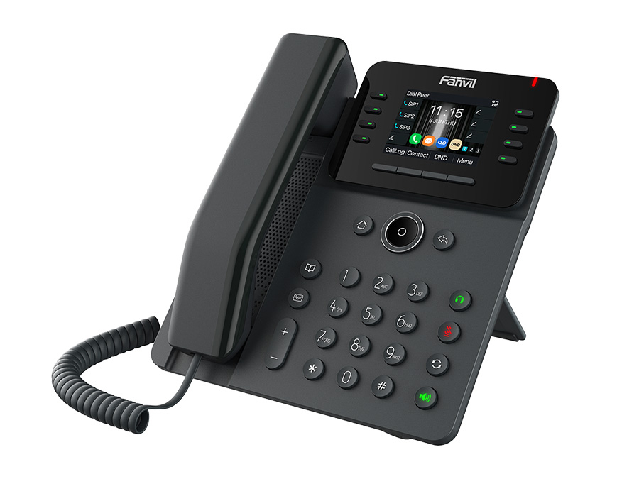Fanvil 12SIP Colour Screen PoE WiFi 6 VoIP Phone | V62W