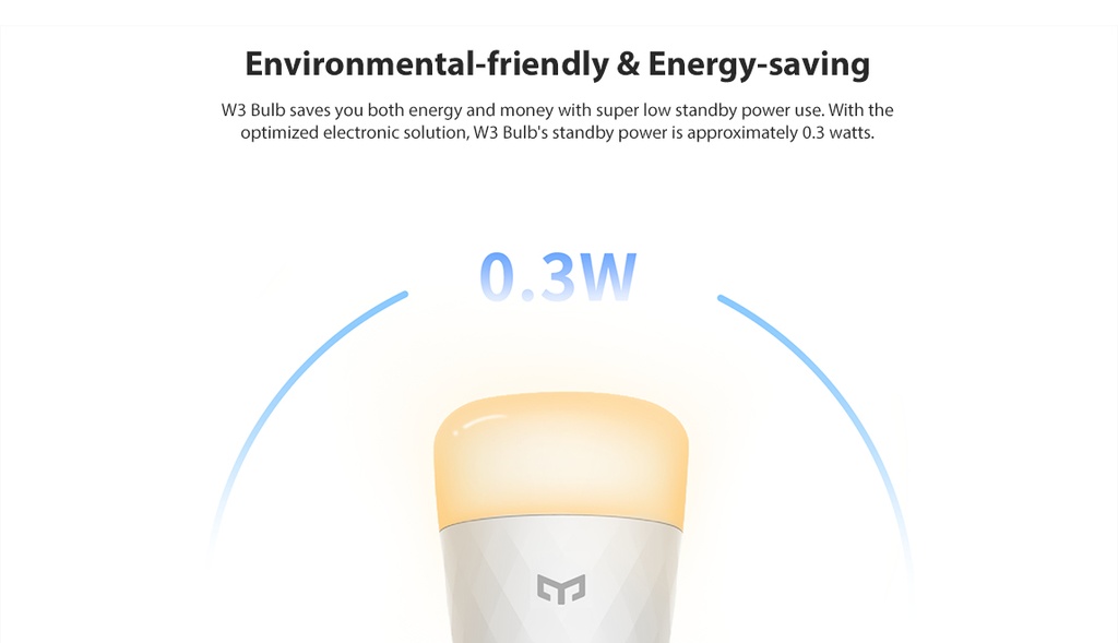 Yeelight Smart Light LED Bulb W3 (Dimmable)