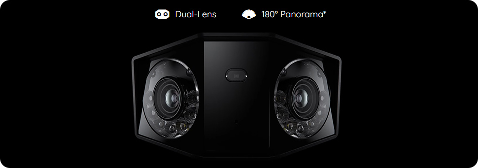 Reolink Duo 2 PoE 4K 180° Panoramic Security Camera - Dual-Lens Stitched View, Smart Detection, Color Night Vision, Time-Lapse (Black/White)