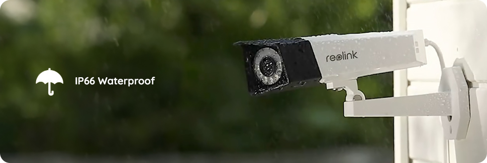 Reolink Duo 2 PoE 4K 180° Panoramic Security Camera - Dual-Lens Stitched View, Smart Detection, Color Night Vision, Time-Lapse (Black/White)