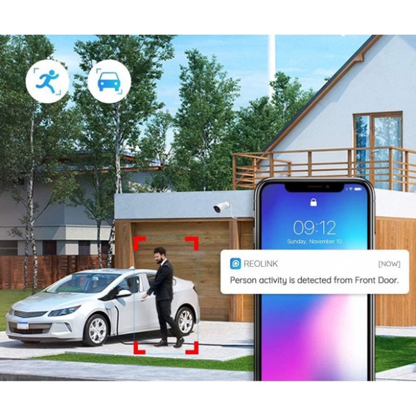 RReolink RLC-510A (P320) 5MP PoE IP Camera – Person & Vehicle Detection