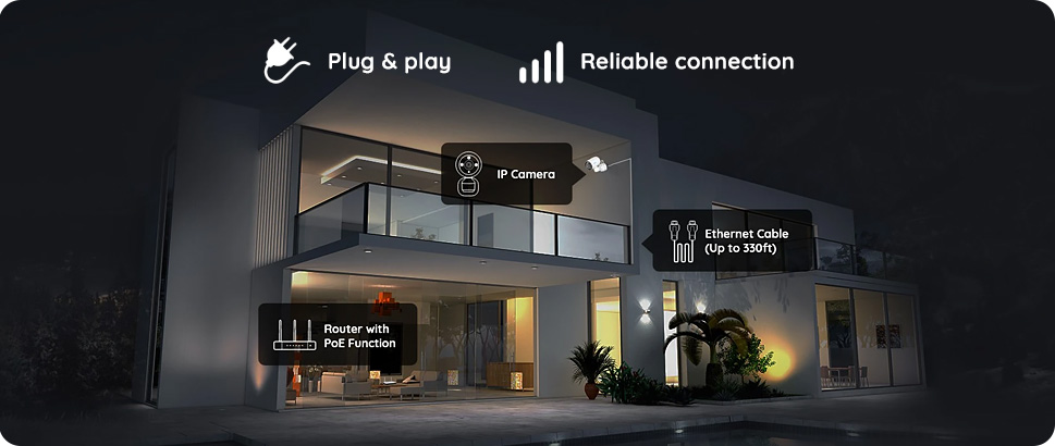 Reolink RLC-811A 4K Smart PoE Camera with Spotlight, Color Night Vision & 5× Zoom