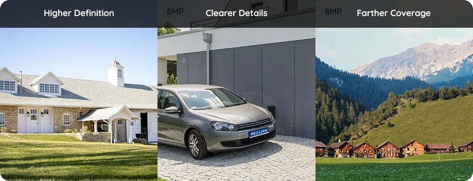 Reolink RLC-811A 4K Smart PoE Camera with Spotlight, Color Night Vision & 5× Zoom