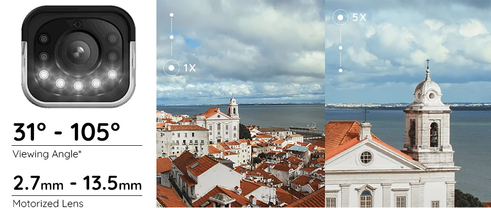 Reolink RLC-811A 4K Smart PoE Camera with Spotlight, Color Night Vision & 5× Zoom