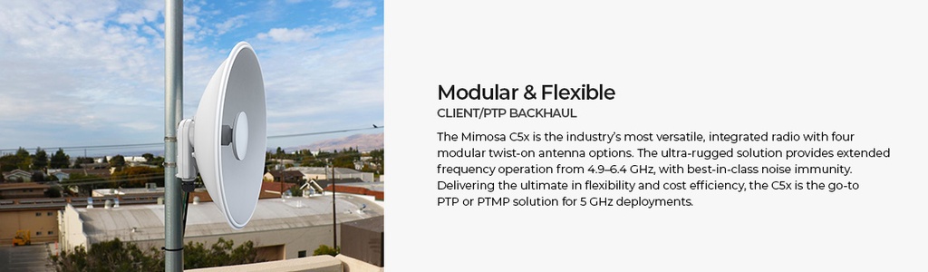 Mimosa C5X Modular PTP Backhaul | MIM-C5X