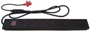 UltraLAN 9-socket (3pin SA) PDU with IEC Power Cord