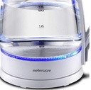 Mellerware 360 Degree Cordless Kettle Glass White | 22300WH