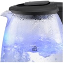 Mellerware Kettle 360 Degree Cordless Kettle Glass Black | 22300BK