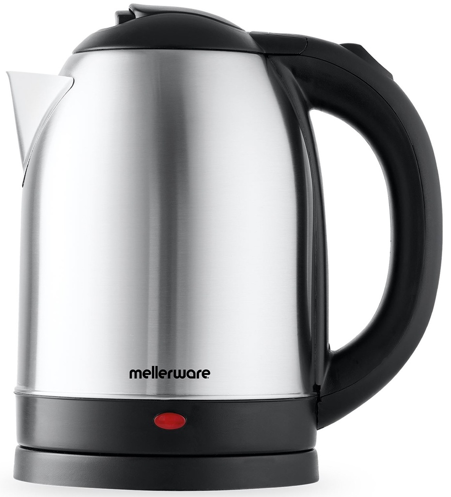 Mellerware Kettle 360 Degree Cordless Stainless Steel Brushed 1.8L | 22180