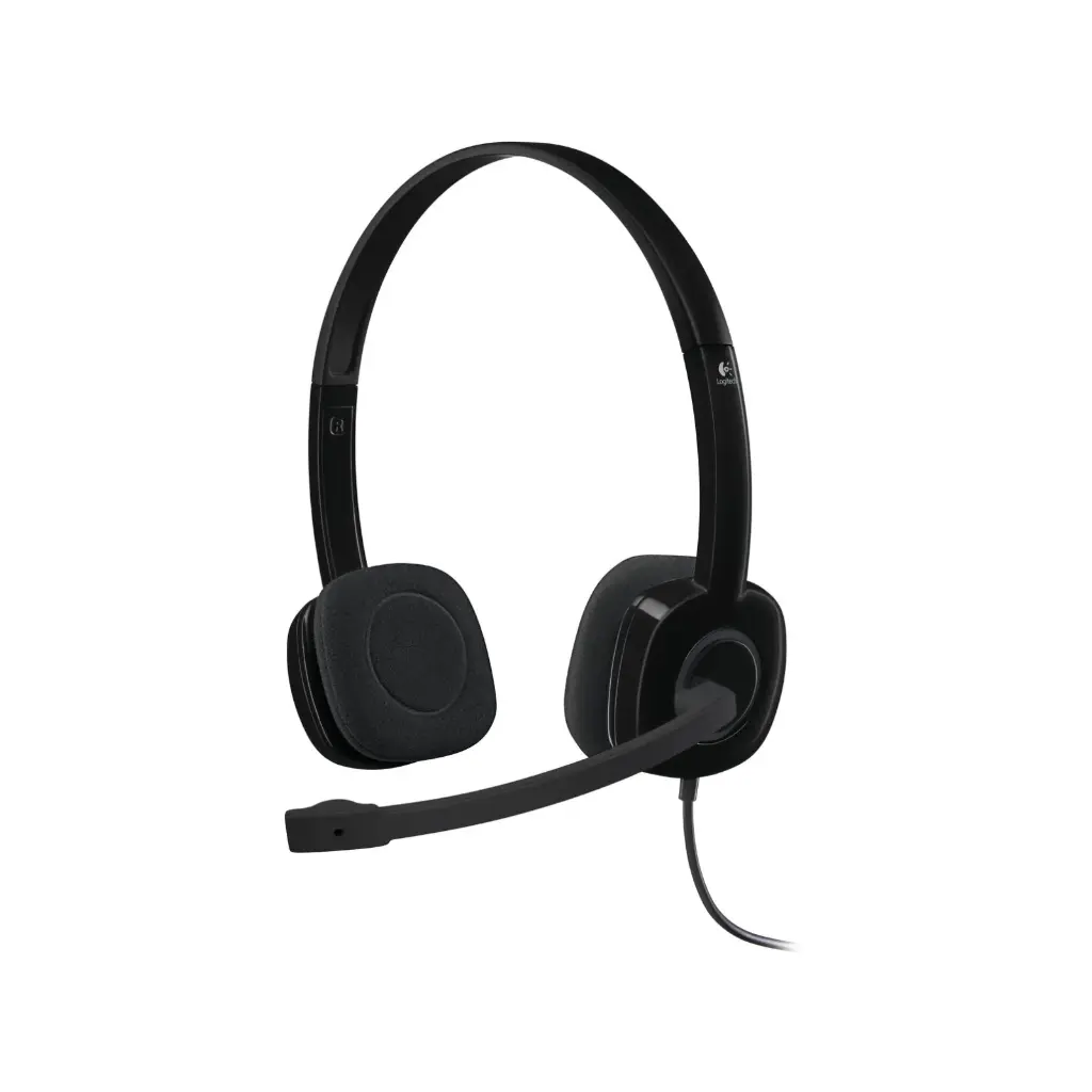 Logitech H151 Black Stereo Combo-Jack Headset 981-000589