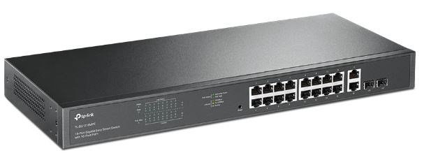 TP-Link 18 Port Gigabit Smart POE Rackmount Switch TL-SG1218MPE