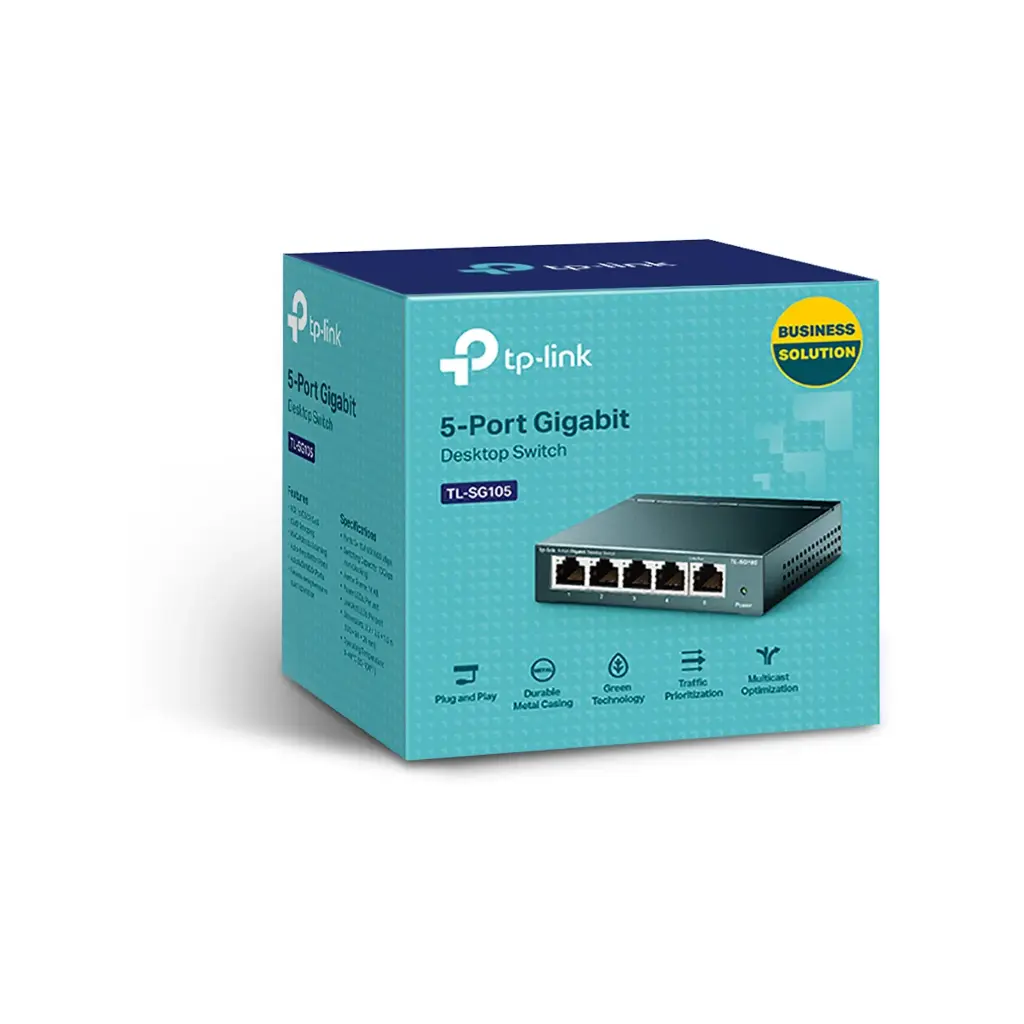 TP-Link 5 Port Gigabit Unmanaged Desktop Switch TL-SG105S