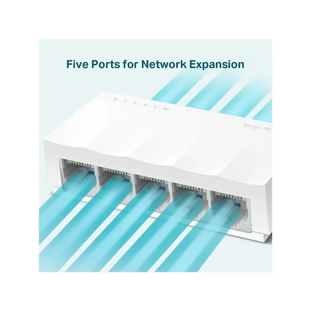 TP-Link 5 Port Unmanaged Desktop Switch LS1005