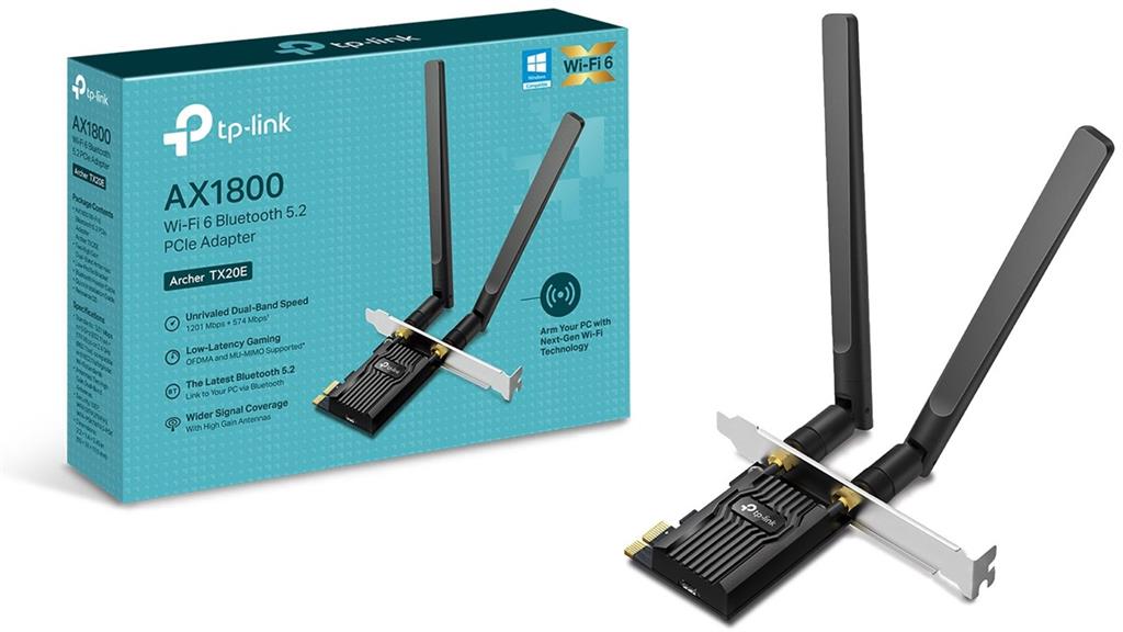 TP-Link AX1800 Bluetooth Wireless Adapter ARCHER-TX20E 