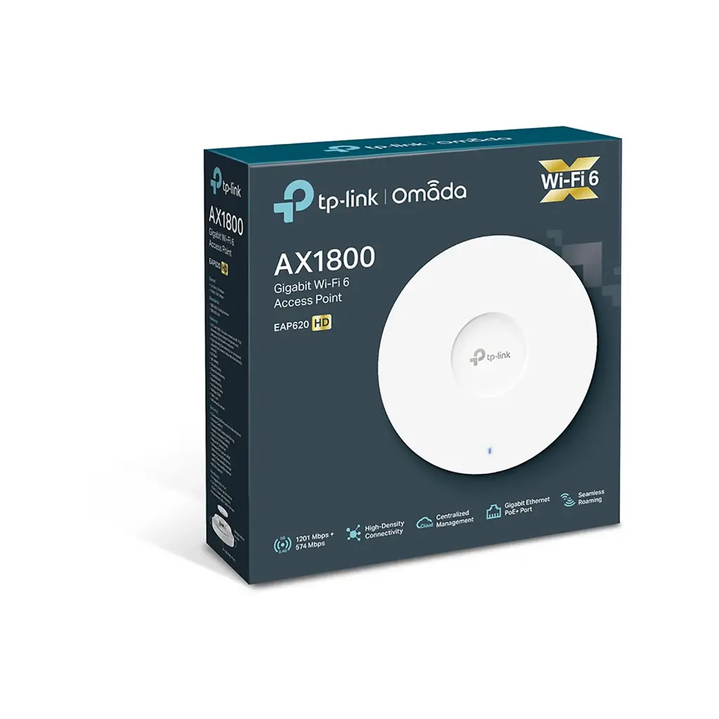 TP-Link AX1800 Dual Band Wireless Ceiling Mount Access Point EAP620-HD