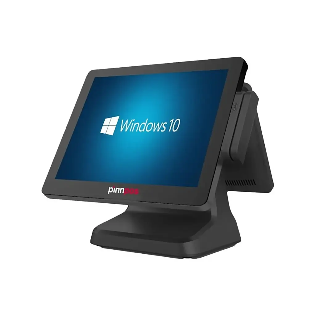 PinnPOS 15" AIO POS Terminal (PP-E815-S) - Intel Celeron J4125 | 8GB RAM | 128GB SSD