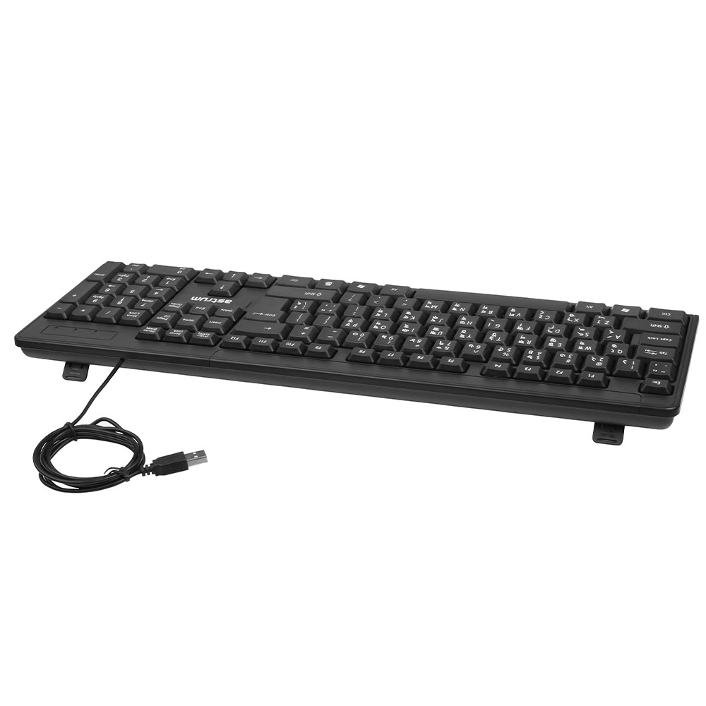 Astrum KB080 Slim USB Keyboard (104 Key)