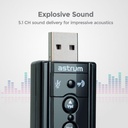 Astrum SC080 7.1CH External USB Sound Card – Virtual Surround Sound Adapter