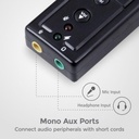 Astrum SC080 7.1CH External USB Sound Card – Virtual Surround Sound Adapter