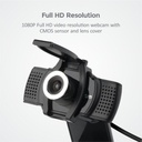 Astrum WM100 Full HD USB Webcam – 1080p with Noise-Canceling Mic & Privacy Cover