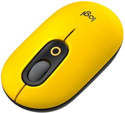 Logitech POP Silent Wireless Mouse Blast Yellow, Bluetooth, Emoji Button, 4000 DPI – 910-006546, 2 Year Warranty