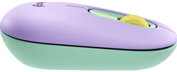 Logitech POP Silent Wireless Mouse Daydream Mint, Bluetooth Multi-Device, Emoji Button, 24 Month Battery 910-006547